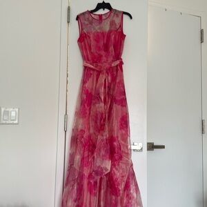 Eliza J Sleeveless Tie Waist Dress